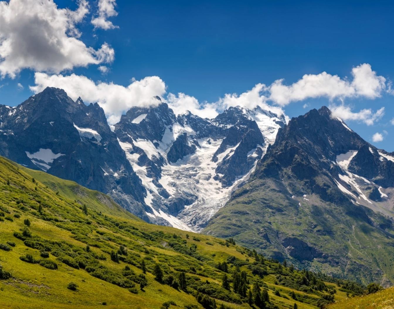 In the mountains 