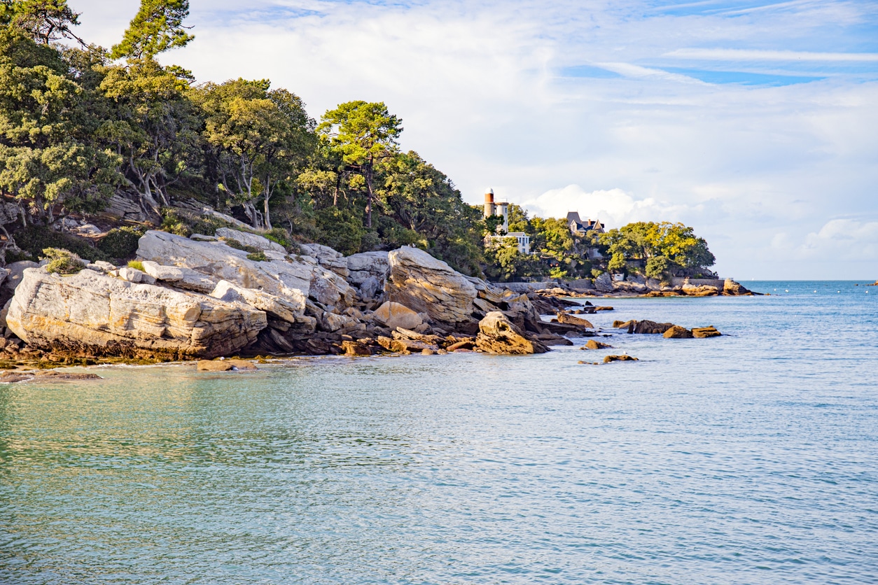 Falaise de l'île de noirmoutier