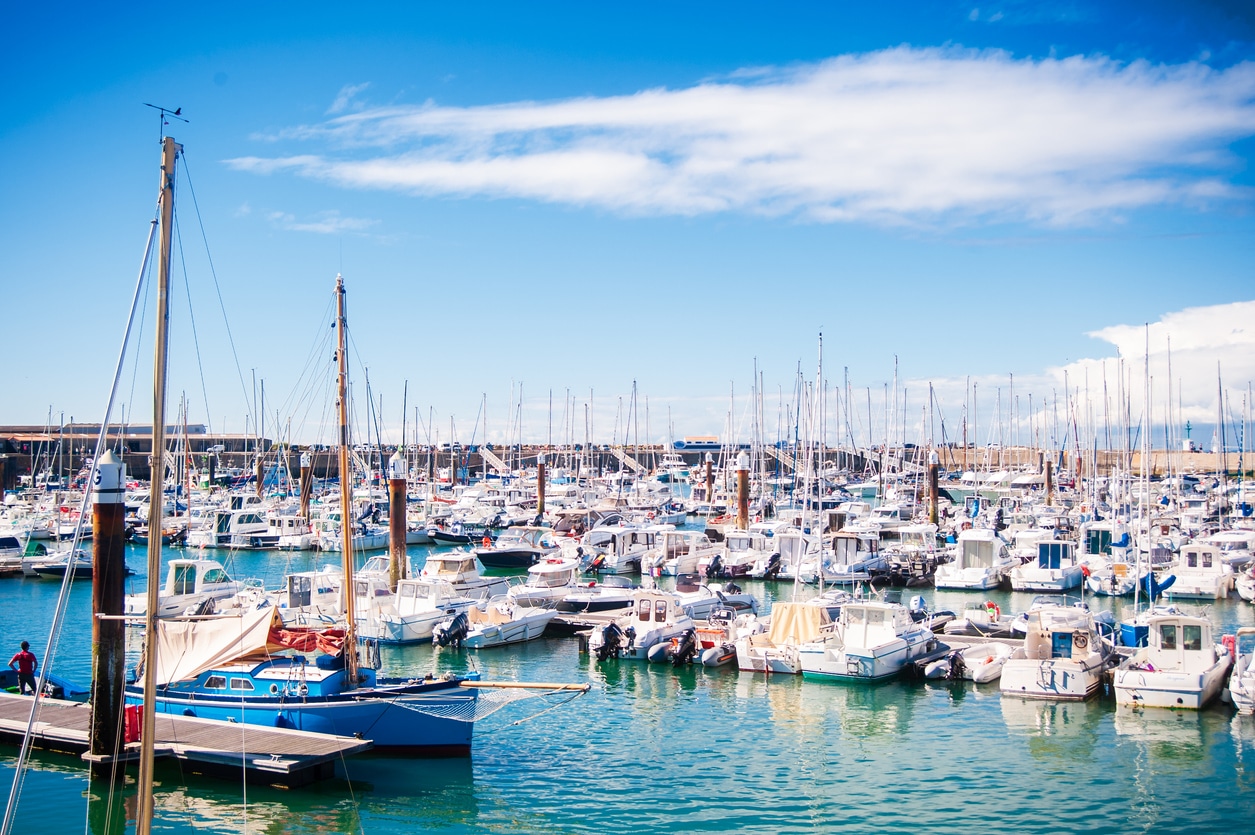 vue sur le port de herbaudière