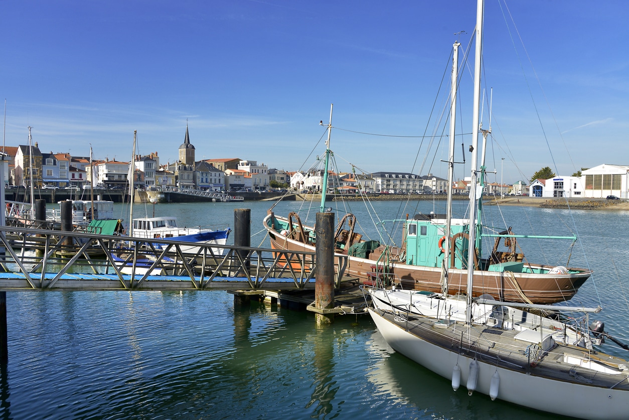 Port des Les Sables d'Olonne en France