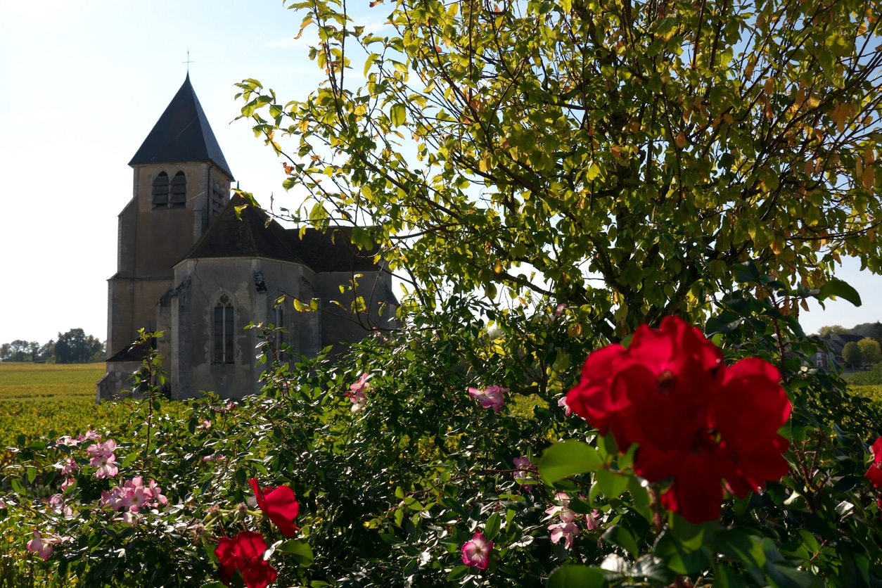 Village de Chablis en bourgogne dans l'Yonne