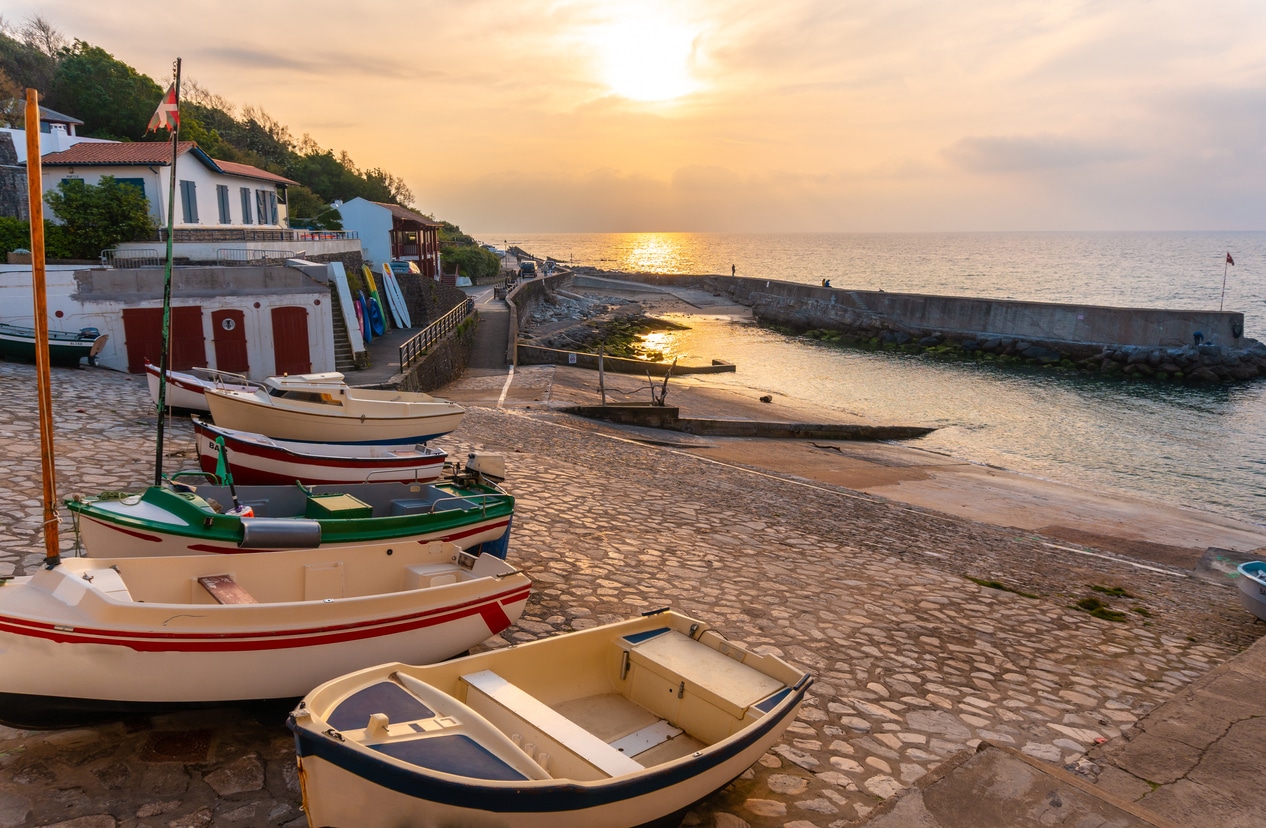 Port de pêche en Nouvelle-Aquitaine