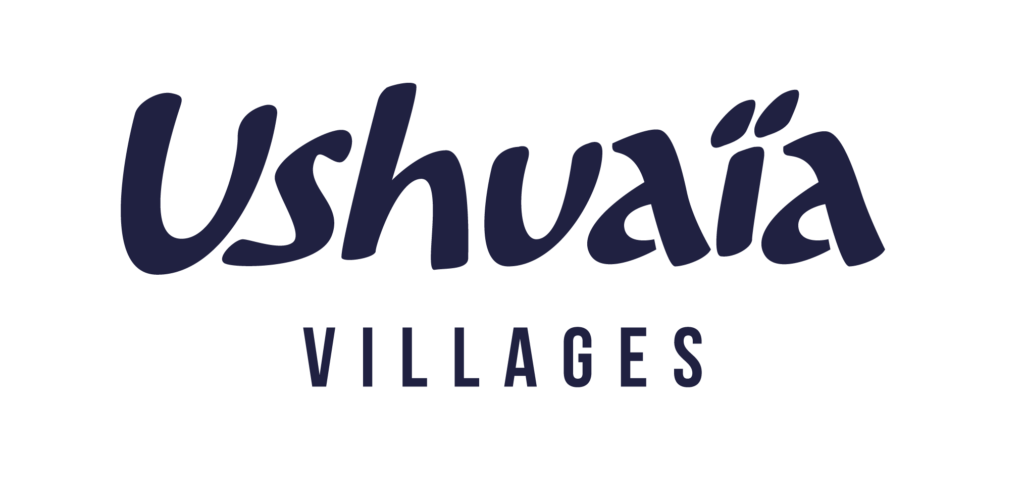 logo ushuaia villages bleu