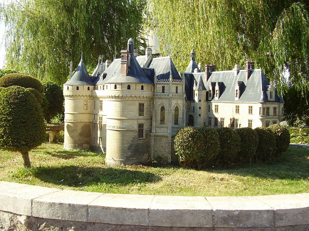 parc mini chateau amboise maquette