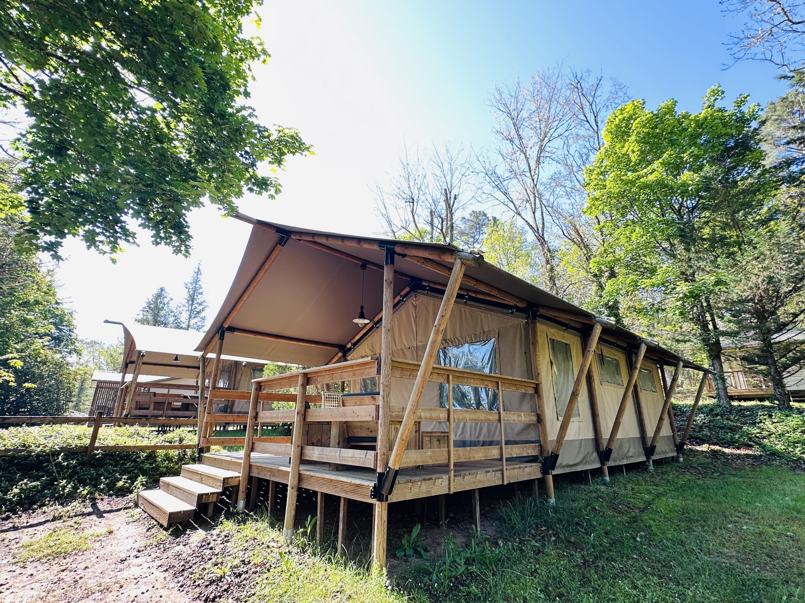 camping les pialades tente lodge