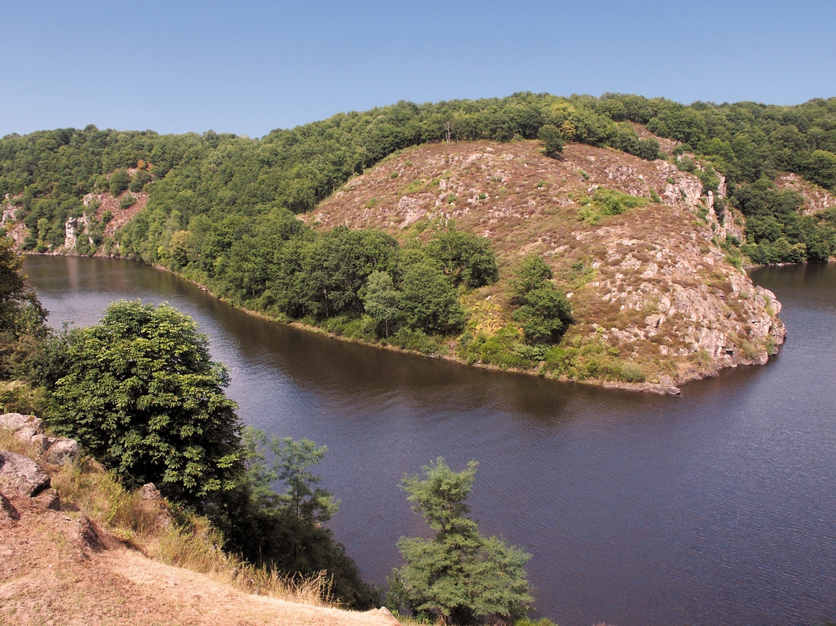 Les Gorges de la Creuse en plein été