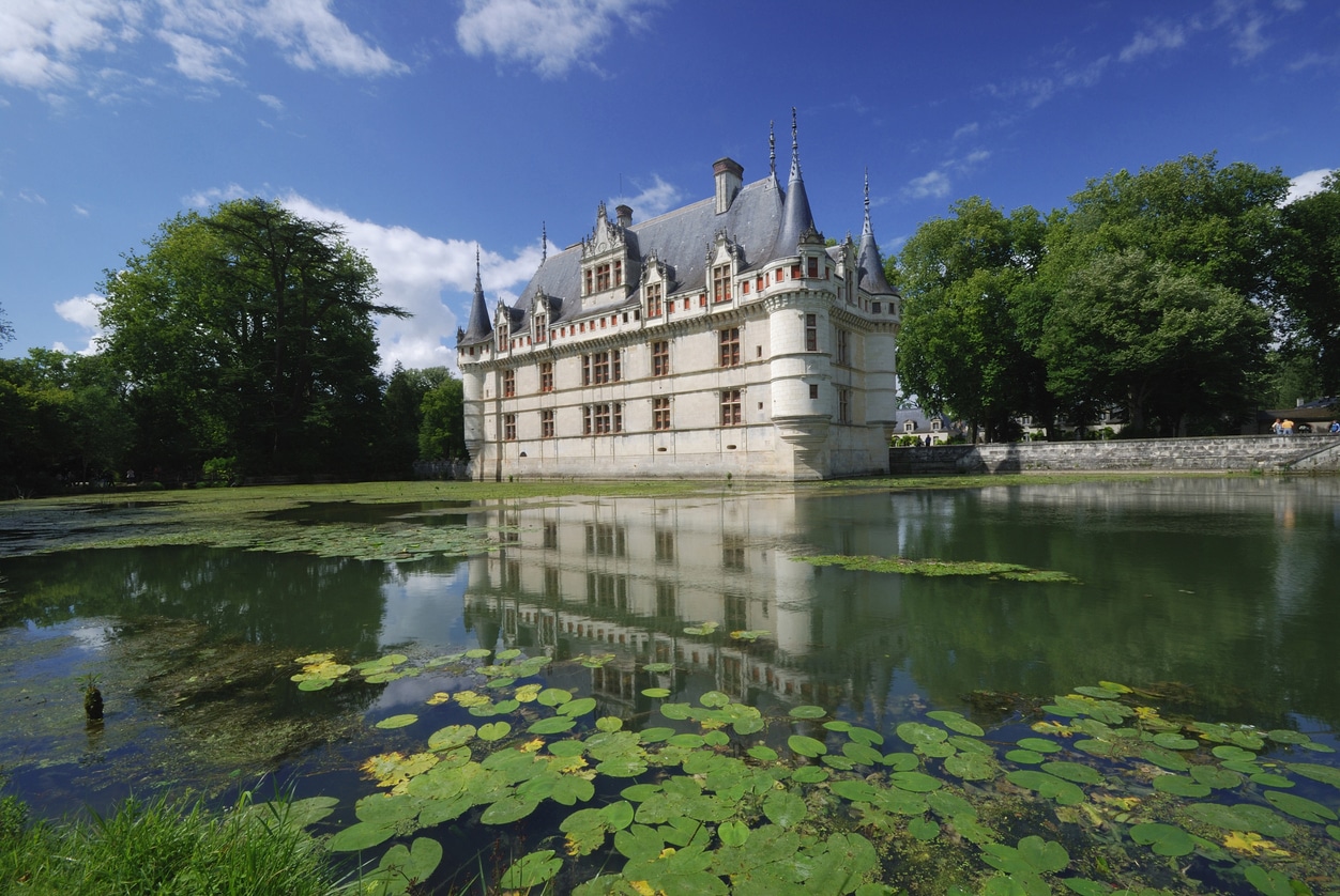 Azay le Rideau, chateau dans la loire