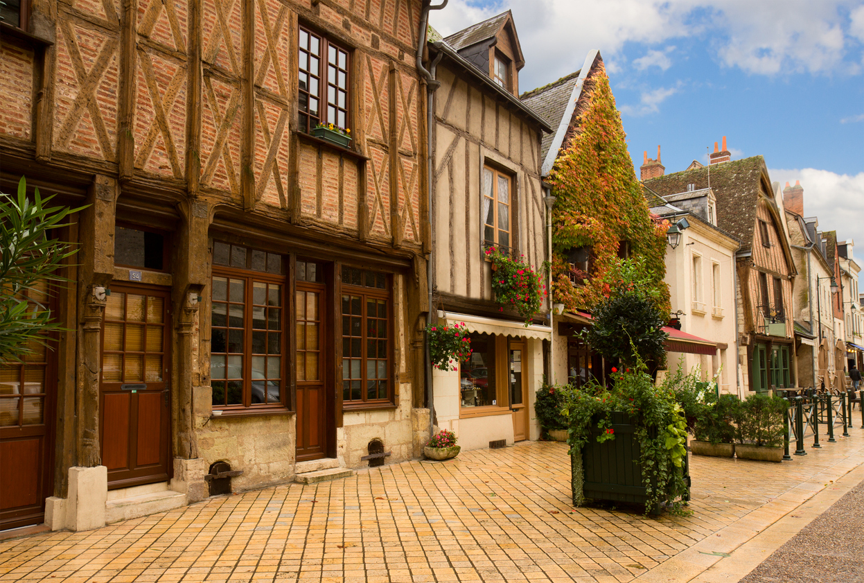 rue de la ville d'amboise et ses colombages