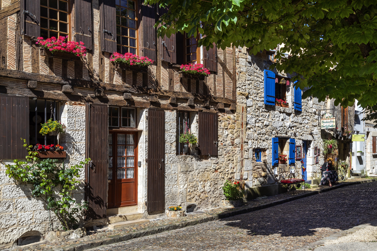 Ruelle de Bergerac et ses maisons en pierre