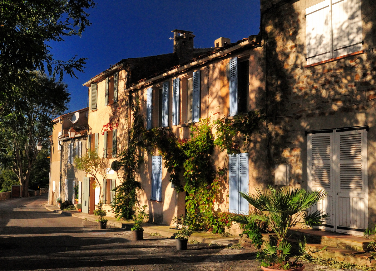 Village mediterranéen de Gassin en Provence