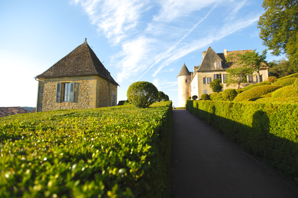 Jardins de Marqueyssac et le chateau