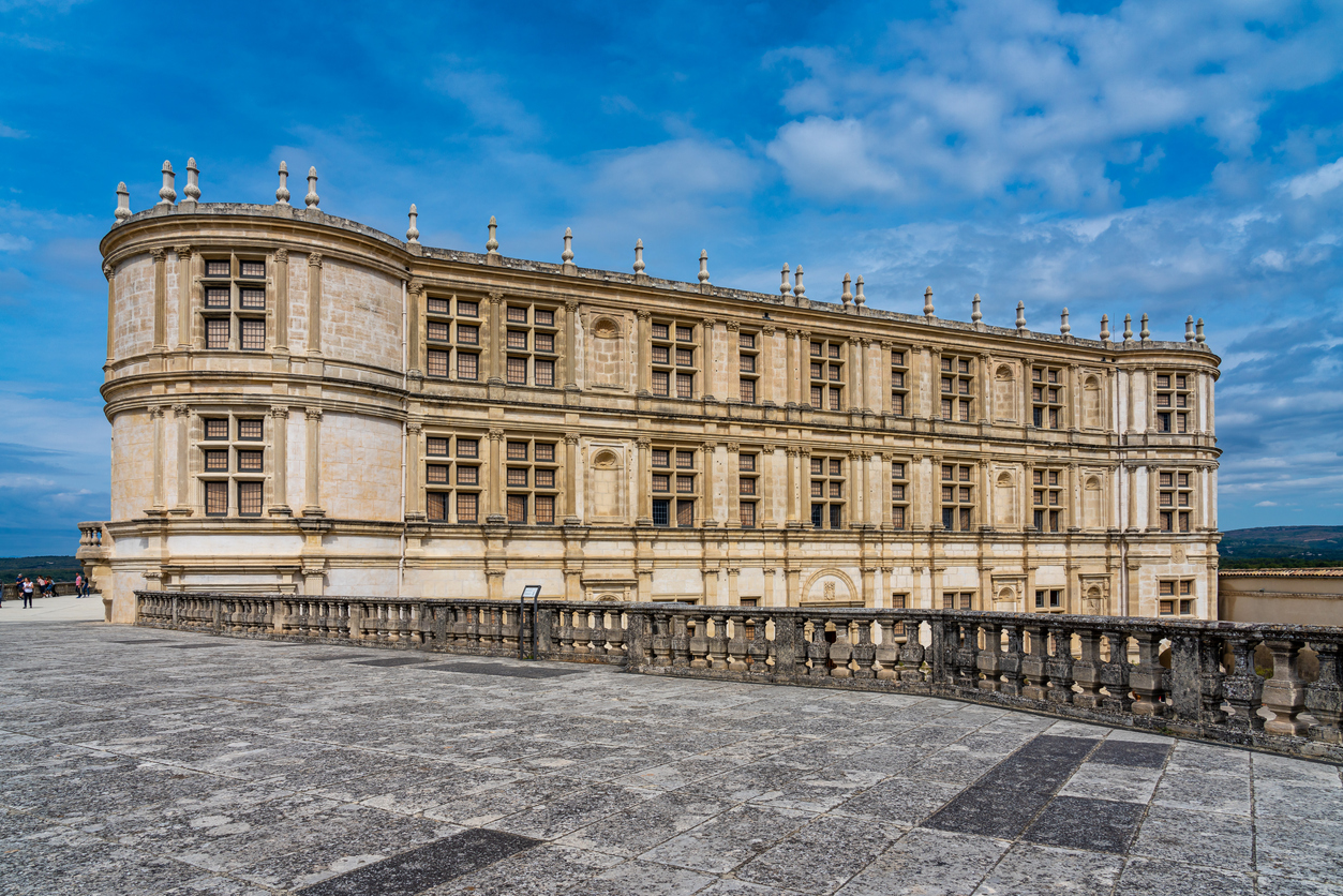 The Grignan Chateau, Department Drome, Rhone Alpes in France